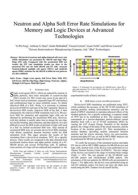 soft error rate in memory